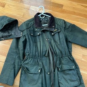Womens Barbour waxed jacket